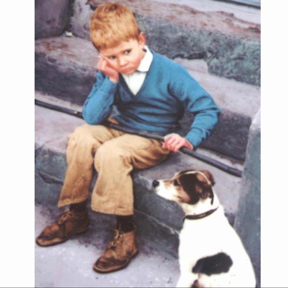 Copenhagen Porcelain Collectible Plate Boy and Dog - Picture 3 of 6